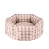 Лежак для Тварин BronzeDog Comfort Круглий Бежевий