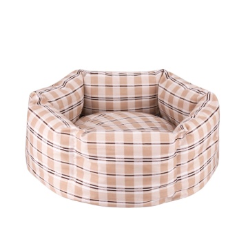Лежак для животных BronzeDog Comfort Круглый Бежевый 