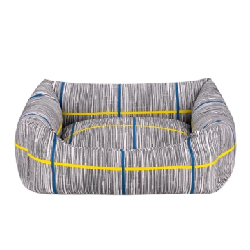 Лежак для животных BronzeDog Comfort Прямоугольный Серый  