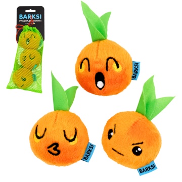 Игрушка Barksi Мандарины для собак с пищалкой