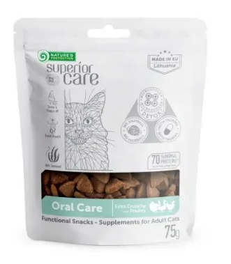 Лакомство с птицей для взрослых кошек Superior Care with Poultry Adult Oral Care