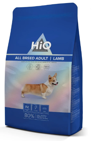Сухий корм HiQ All Breed Adult Lamb для дорослих собак всіх порід
