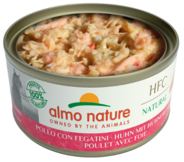 Almo Nature HFC Cat Natural с курицей и печенью для кошек