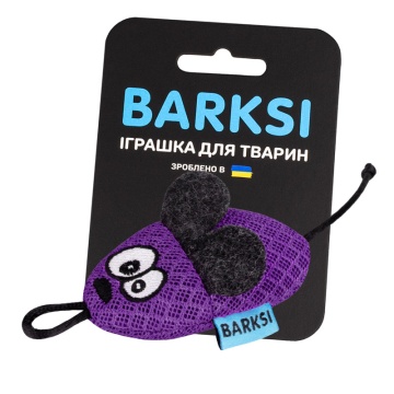 Игрушка для Кошек Barksi Мышка с колокольчиком 