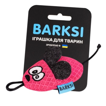 Игрушка для Кошек Barksi Мышка с колокольчиком 