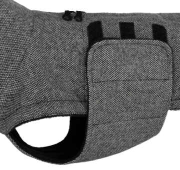 Утеплена куртка для такс і схожих порід собак Cloud7 Brooklyn Dachshound Чорний