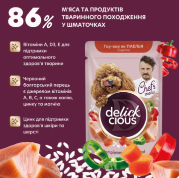 Delickcious Смакує як паелья з куркою
