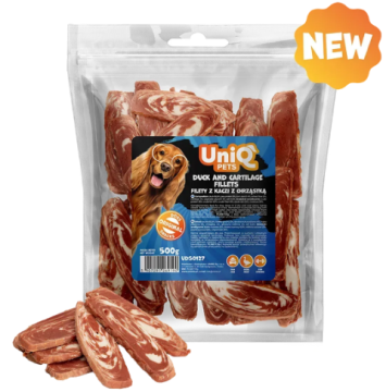 Ласощі для собак UniQ PETS Філе качки з хрящами