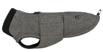 Утеплена куртка для такс і схожих порід собак Cloud7 Brooklyn Dachshound Чорний