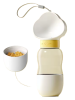 PetSummer Bottle Портативна поїлка для собак і котів з функцією годівниці, Біла
