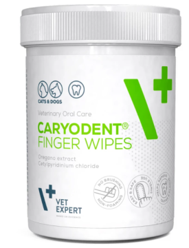 Vet Expert Caryodent Finger Wipes - серветки на палець для догляду за зубами