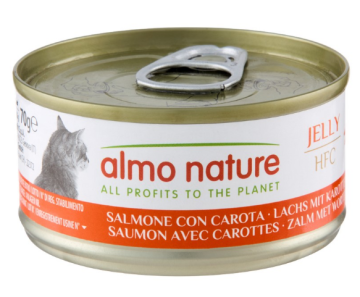 Almo Nature HFC Cat Jelly з лососем і морквою для котів