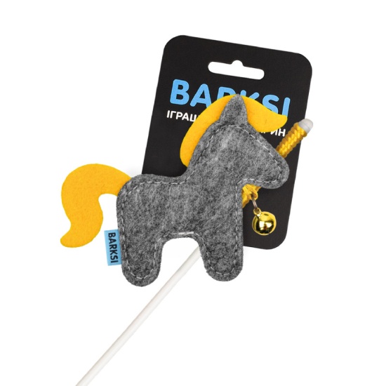 Іграшка для Котів Barksi коник з дзвіночком