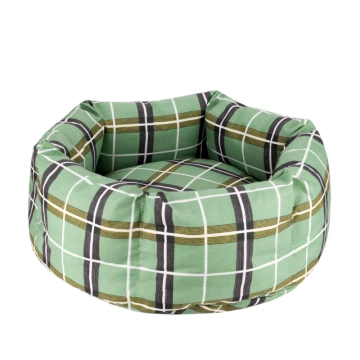 Лежак для животных BronzeDog Comfort Круглый Зеленый 