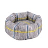 Лежак для Тварин BronzeDog Comfort Круглий Сірий