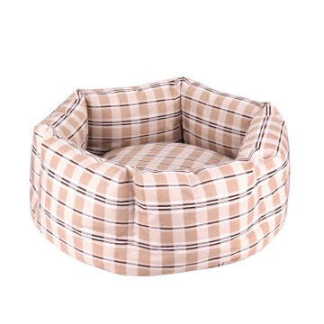 Лежак для животных BronzeDog Comfort Круглый Бежевый 