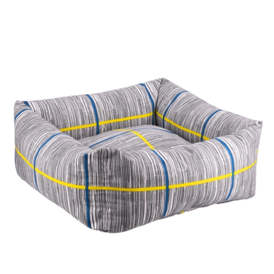 Лежак для животных BronzeDog Comfort Квадратный Серый 