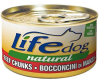 Вологий корм для собак різного віку Life Dog Natural Шматочки яловичини з овочами