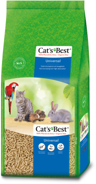 Наполнитель туалета для кошек Cat's Best «Universal» (древесный)