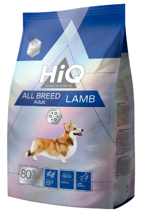 Сухий корм HiQ All Breed Adult Lamb для дорослих собак всіх порід