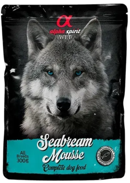 Alpha Spirit Sea Bream Mousse вологий корм із дорадо для собак