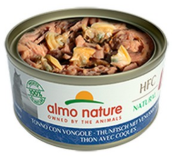 Almo Nature HFC Cat Natural с тунцом и моллюсками для кошек