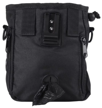 Сумка для выгула и тренировок собак Voyager Pet Nylon Dog Treat Training Pouch black
