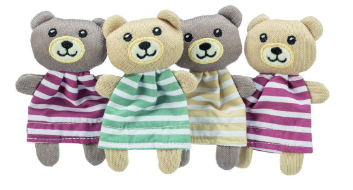 Игрушка Trixie для кошек Медведь ткань с кошачьей мятой 