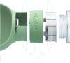 PetSummer Bottle Портативна поїлка для собак і котів з функцією годівниці, Жовта