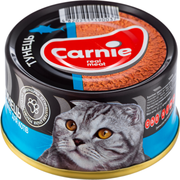Carnie паштет мясной с тунцом для взрослых кошек