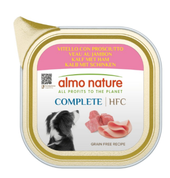 Almo Nature HFC Dog Complete, телятина з шинкою