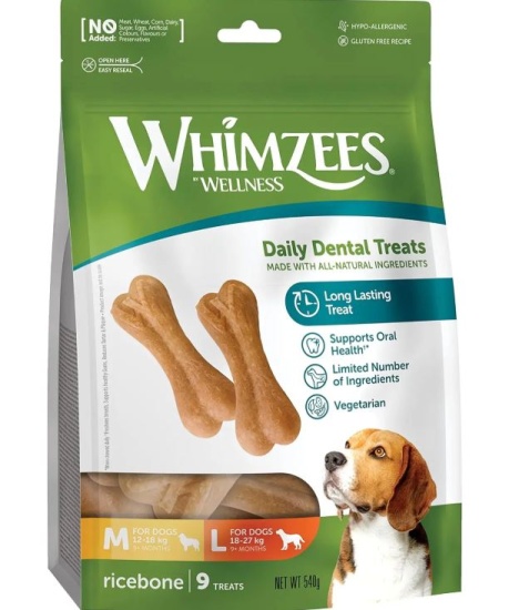 WHIMZEES Rice Bone Рисові кістки для собак