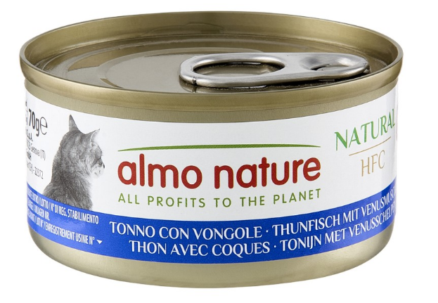 Almo Nature HFC Cat Natural с тунцом и моллюсками для кошек