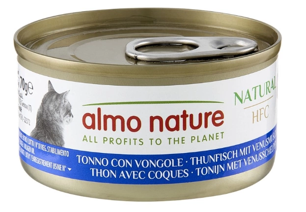 Almo Nature HFC Cat Natural с тунцом и моллюсками для кошек