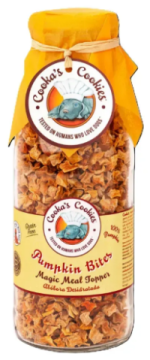 Натуральный топер для собак Cooka's Cookies Сушеные кусочки из тыквы