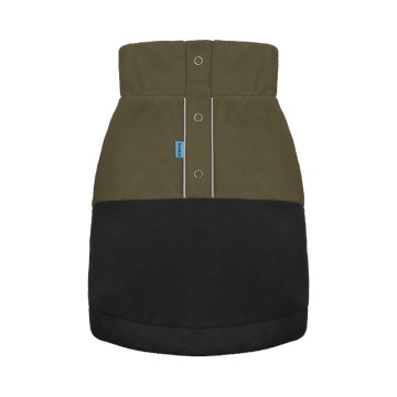 Флисовая кофта для собак TM Barksi Textile Оливковый/Черный