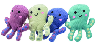 Игрушка Trixie для кошек Осьминог плюш с кошачьей мятой