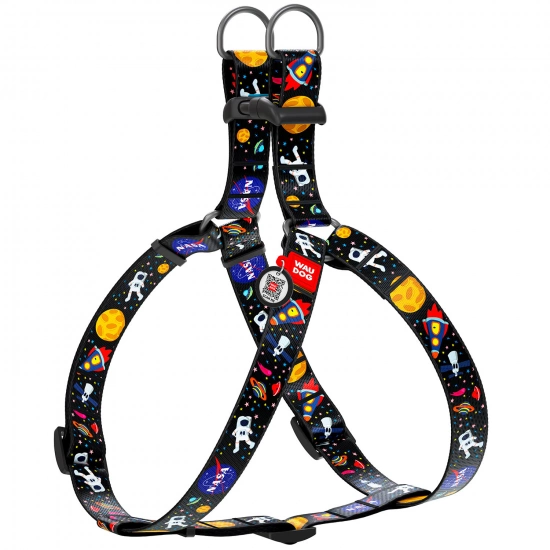 Шлея Waudog Nylon з малюнком Nasa