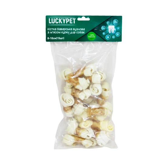 Кость Баварская узловая мясо курицы,Lucky Pet