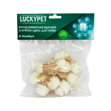 Кость Баварская узловая мясо курицы,Lucky Pet