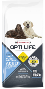 Opti Life Sterilised Light Medium & Maxi ОПТІ ЛАЙФ СТЕРІЛАЙЗИД  ДЛЯ СЕРЕДНІХ, ВЕЛИКИХ ПОРІД