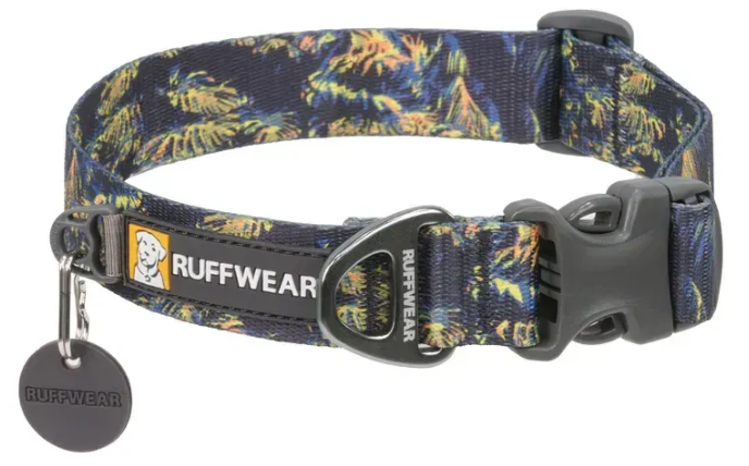 Повседневный ошейник для собак Ruffwear Front Range Синий с зеленым