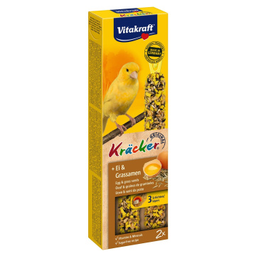 Vitakraft Kracker Original + Egg & Grass Seeds