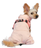 Комбинезон для собак с задними лапками COTTON TOUCH HARNESS Puppia Pink