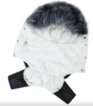 Зимовий комбінезон на хутрі DogsBomba чорний