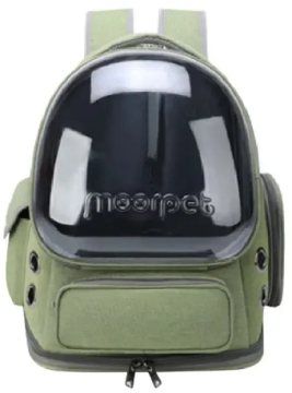 Рюкзак-переноска Derby Green для котів і собак малих порід