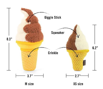 Игрушка для собак Snack Attack - Swirls n Slobbers Soft Serve Pet Play 