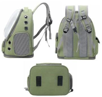 Рюкзак-переноска Derby Green для котів і собак малих порід