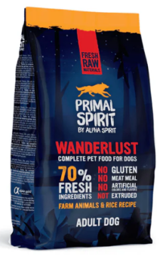 Полнорационный корм для собак PRIMAL SPIRIT WANDERLUST DOG FOOD с курицей и рыбой