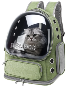 Рюкзак-переноска Derby Green для котів і собак малих порід